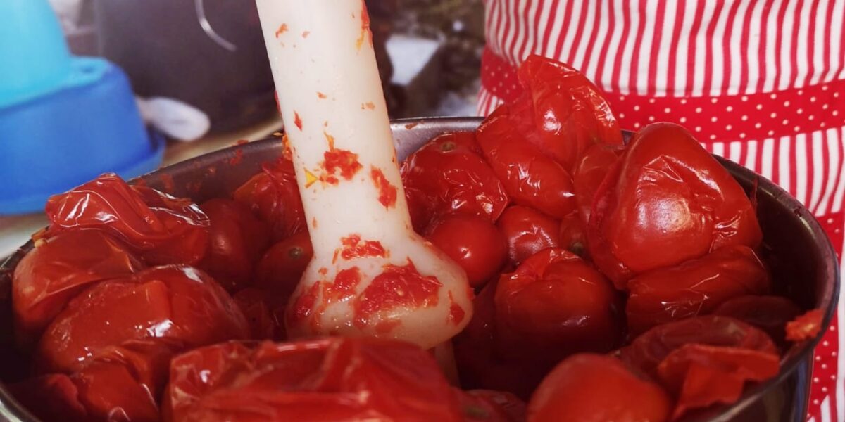 salsa di pomodori fatta in casa